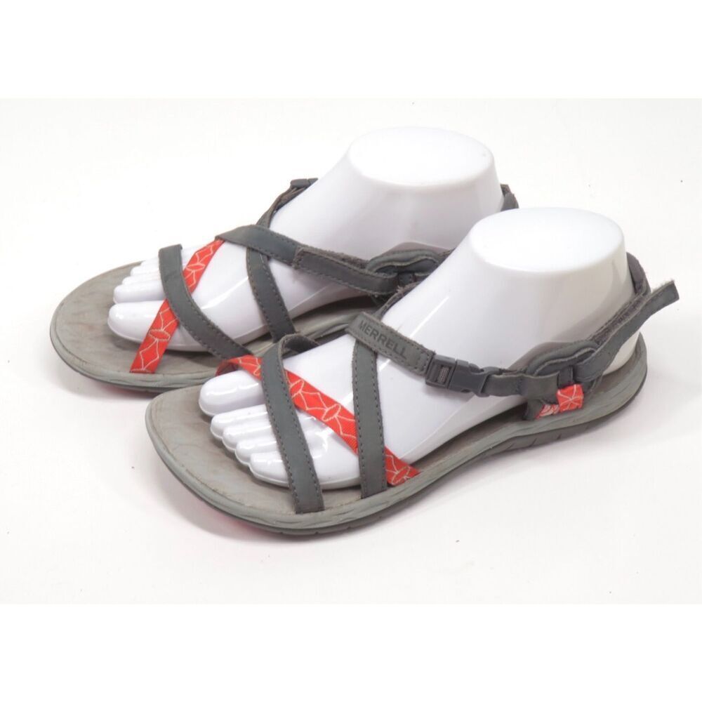Merrell Siren Cardia Q Form 2 Hiking Active Strappy Sandals Gray Women 8.5 - Picture 4 of 7